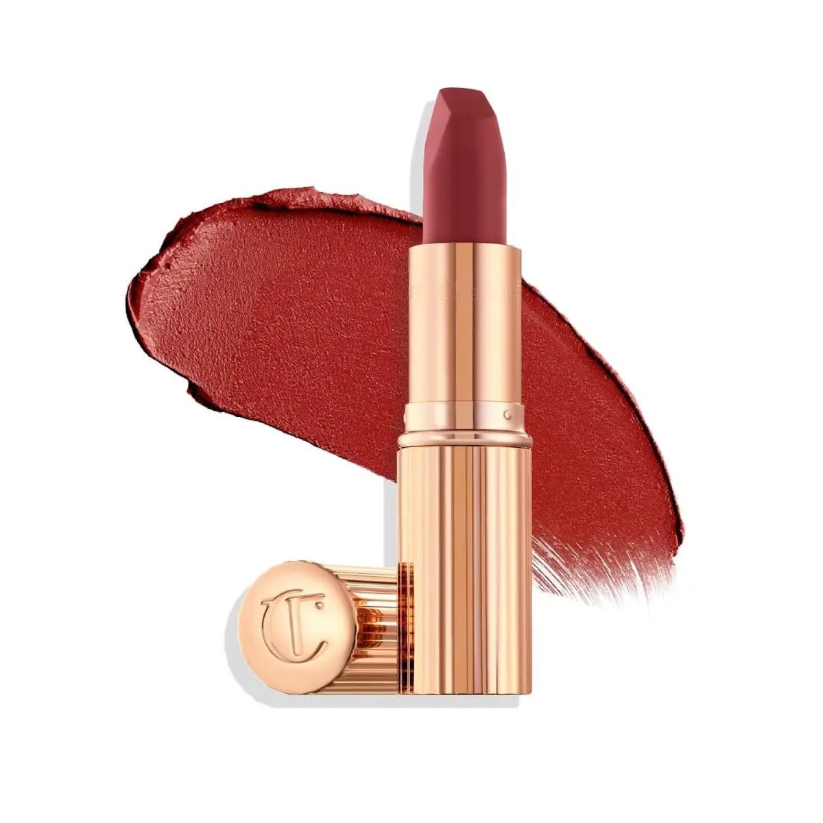 Matte Revolution Lipstick - Long Lasting Matte Lipstick with Walk Of No Shame - berry rose by Charlotte Tilbury