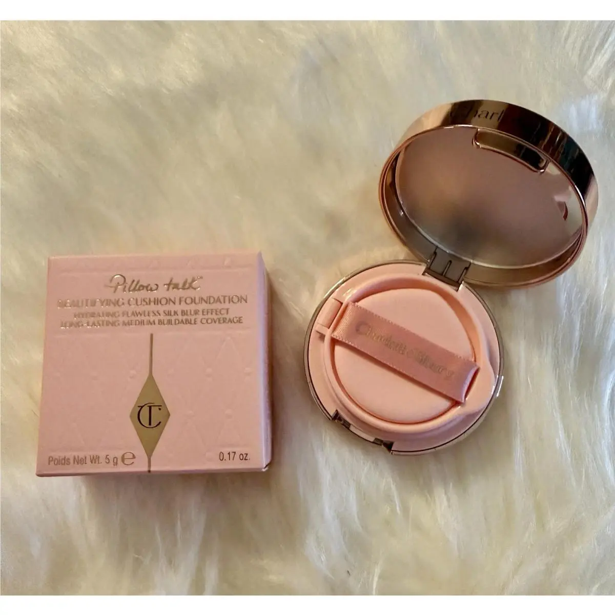 Charlotte Tilbury Pillow Talk Beautifying Cushion Foundation 1N Fair 5 g/0.17 oz
