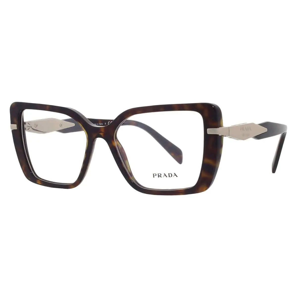 Prada Demo Cat Eye Ladies Eyeglasses PR 03ZV 2AU1O1 53 PR 03ZV 2AU1O1 53