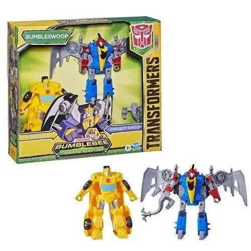 Transformers Bumblebee Cyberverse Adventures Dinobots Unite Dino Combiners Set Bumbleswoop