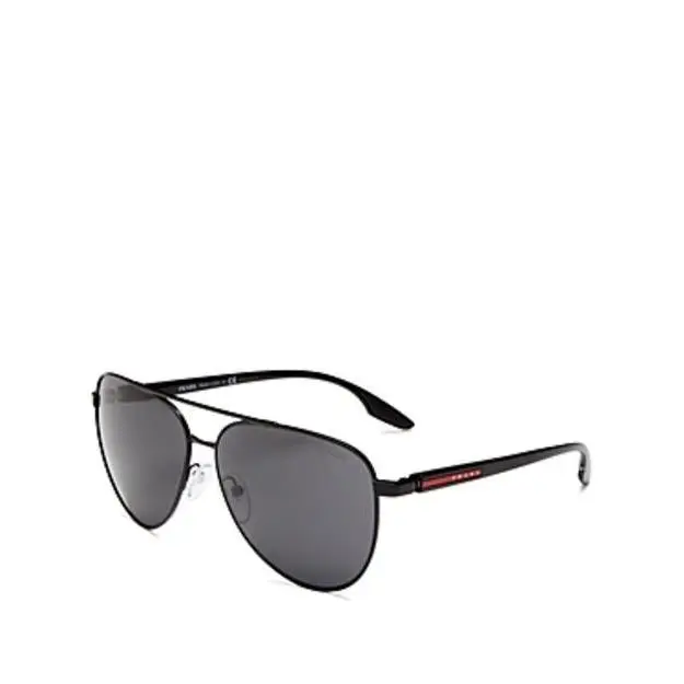Prada Men`s Brow Bar Aviator Sunglasses 61mm
