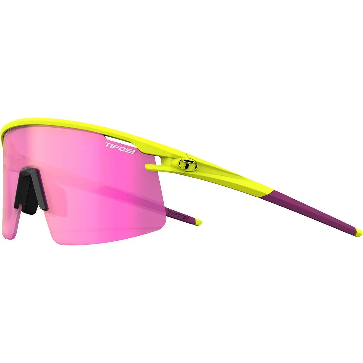 Optics Moab Lite Interchangeable Sunglasses Speed Yellow-Clarion Sunset Pink/AC Red by Tifosi