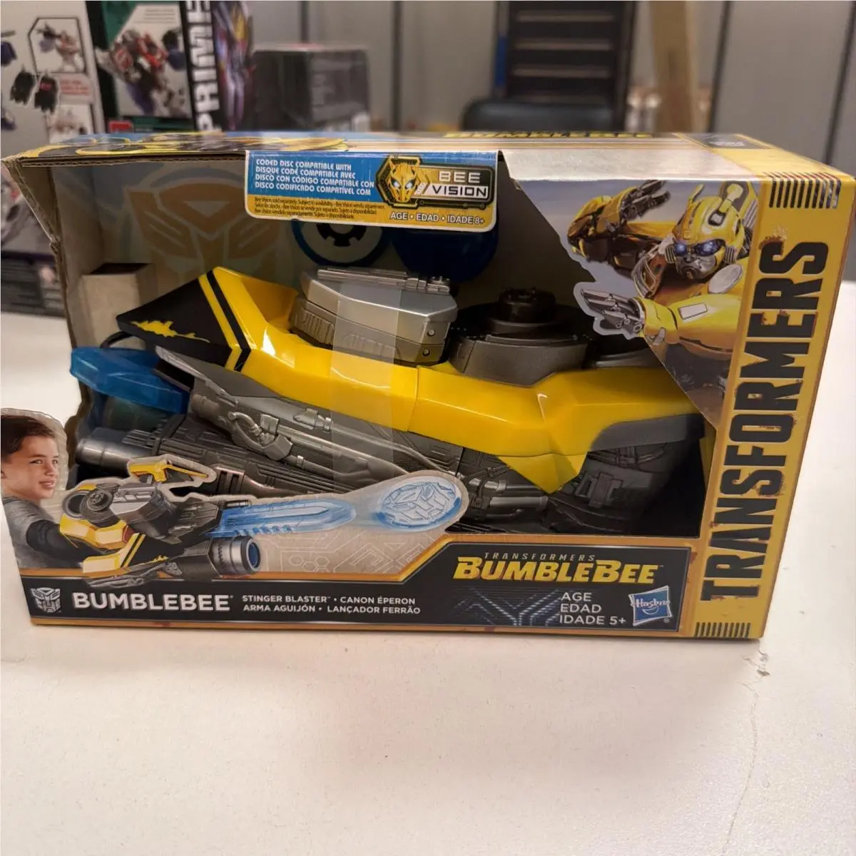Transformers Bumblebee Stinger Blaster Roleplay Toy