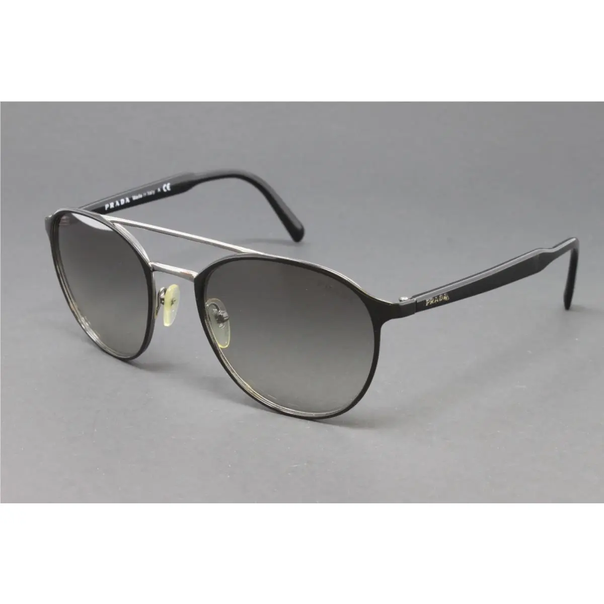 Sunglasses PR62TS 1AB4S1 Black Gunmetal 54mm Metal Frame by Prada