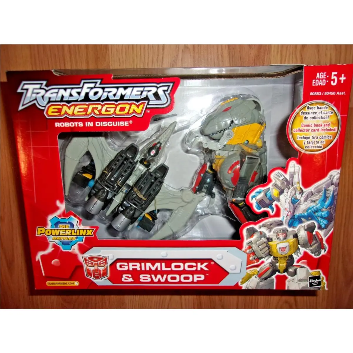 Transformers Energon Grimlock Swoop 2004 Level 3 Rare Mega Dinobot