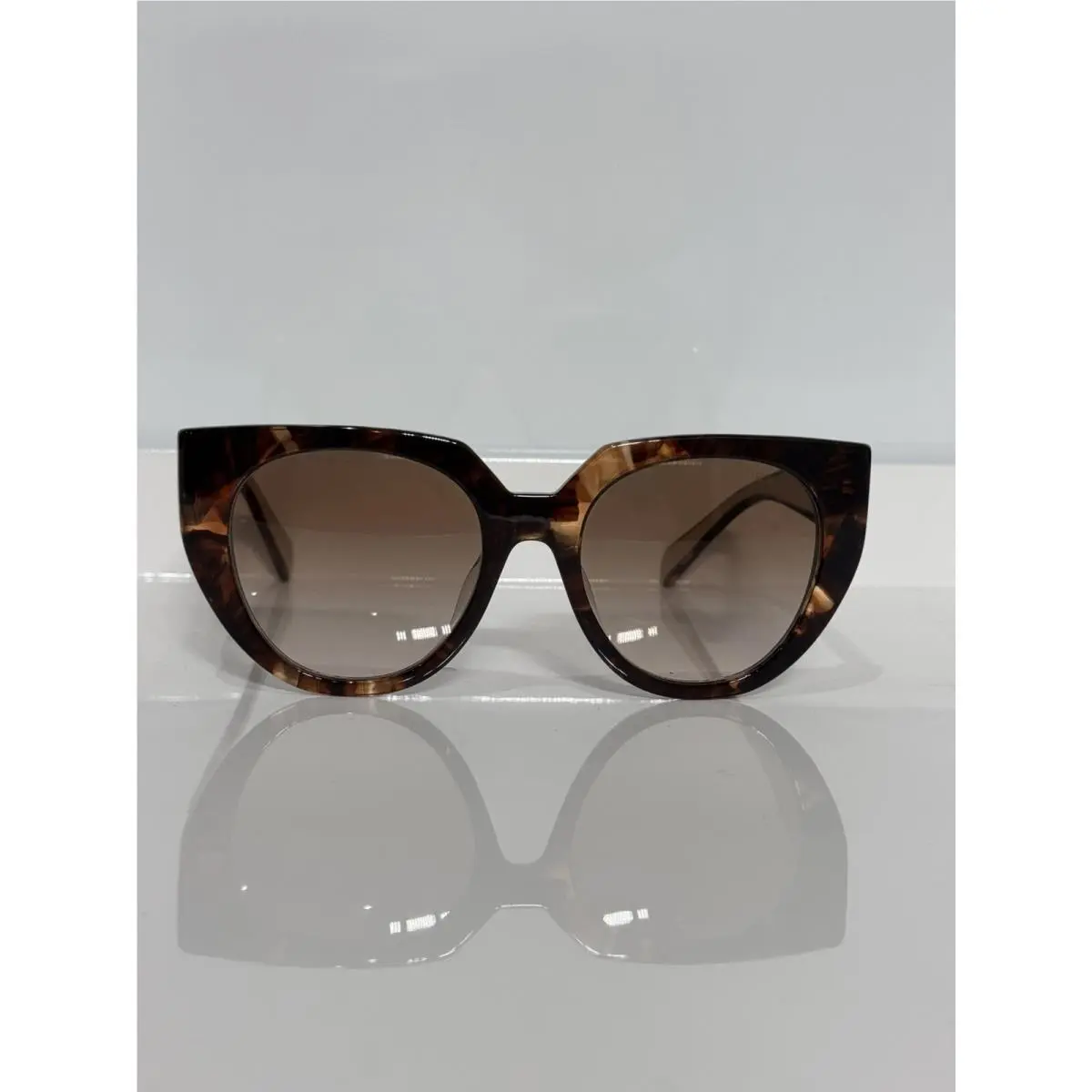Prada SPR14W-F 01R-0A6 Caramel Tortoise Woman’s Acetate Sunglasses 53mm