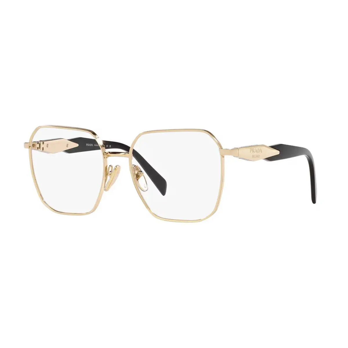 Prada PR 56ZV Pale Gold PR56ZV ZVN1O1 53 Eyeglasses Optical Frame