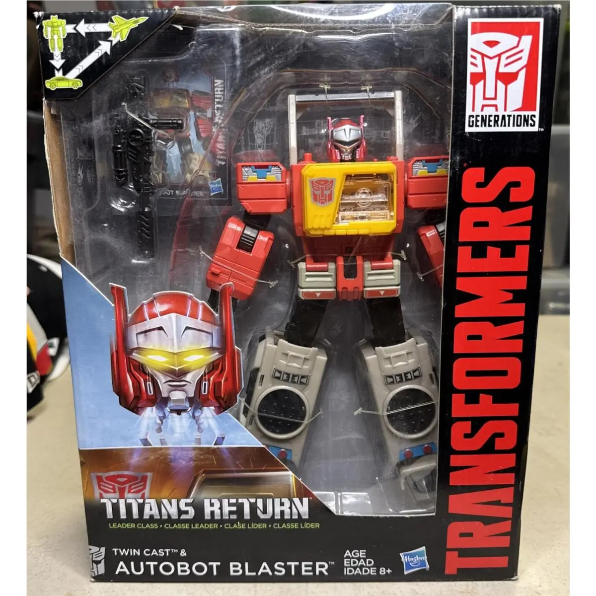 2016 Transformers Titans Return Leader Class Twin Cast Autobot Blaster