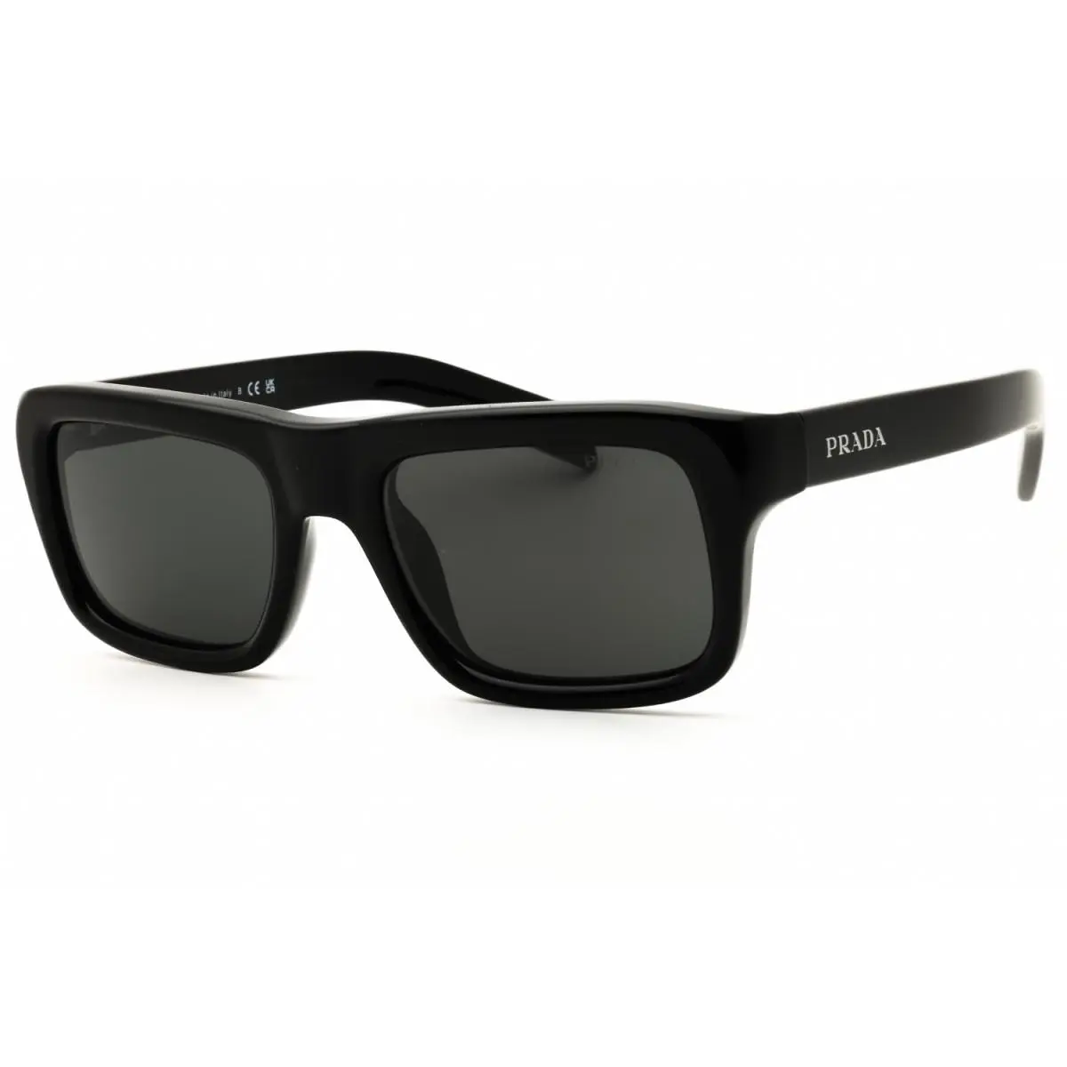 Prada PR D11S 16K08Z Polished Black/dark Grey 54-20-140 Sunglasses