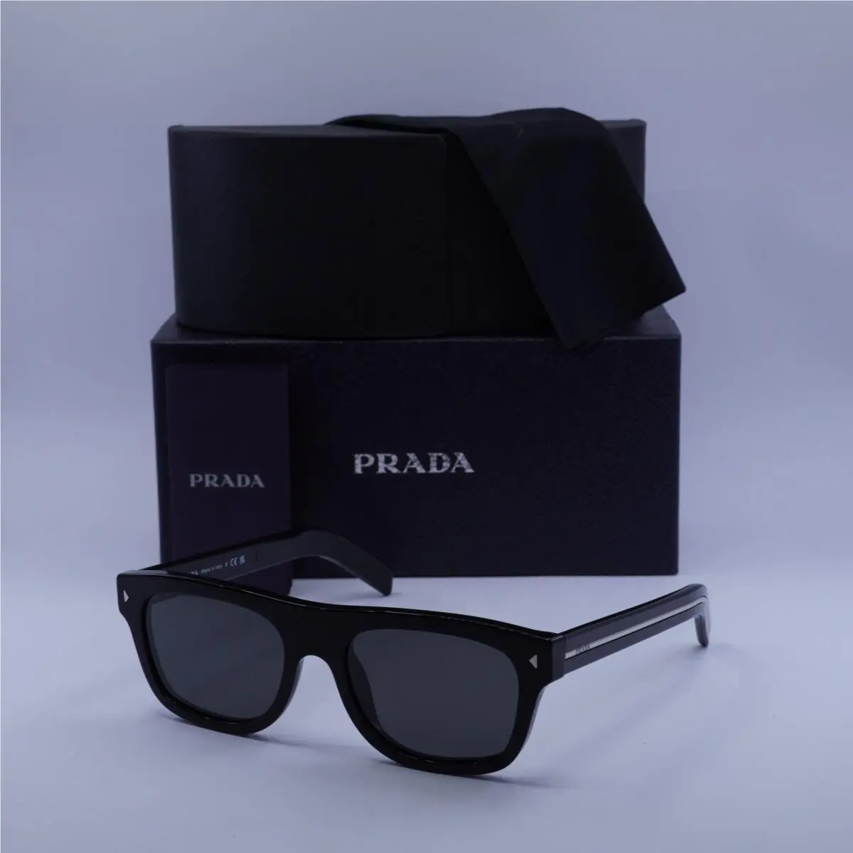 PRB12S 16K731 Black/dark Grey 55-19-145 Sunglasses by Prada