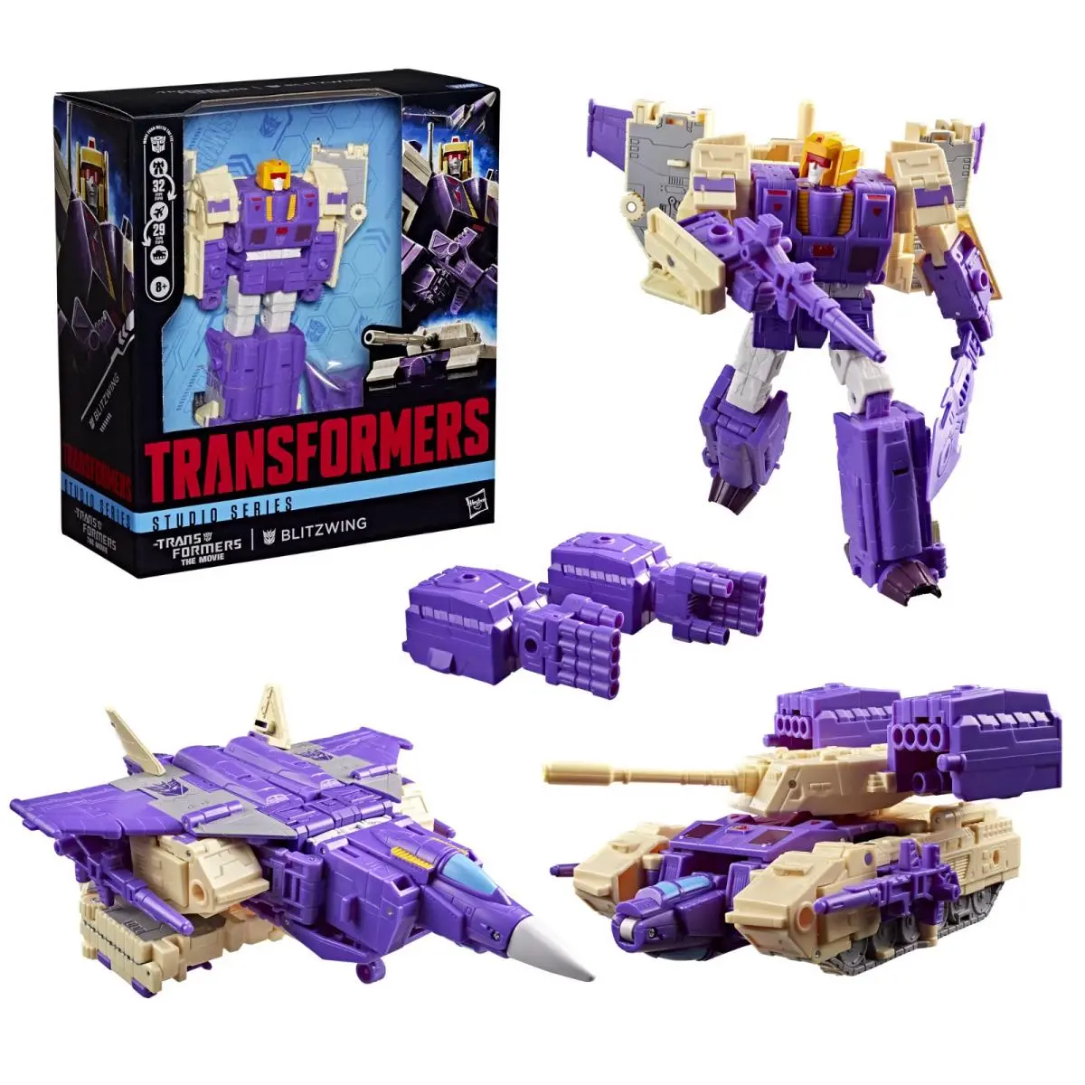 Transformers Toys Studio Series The Transformers: The Movie Blitzwing 7-inch
