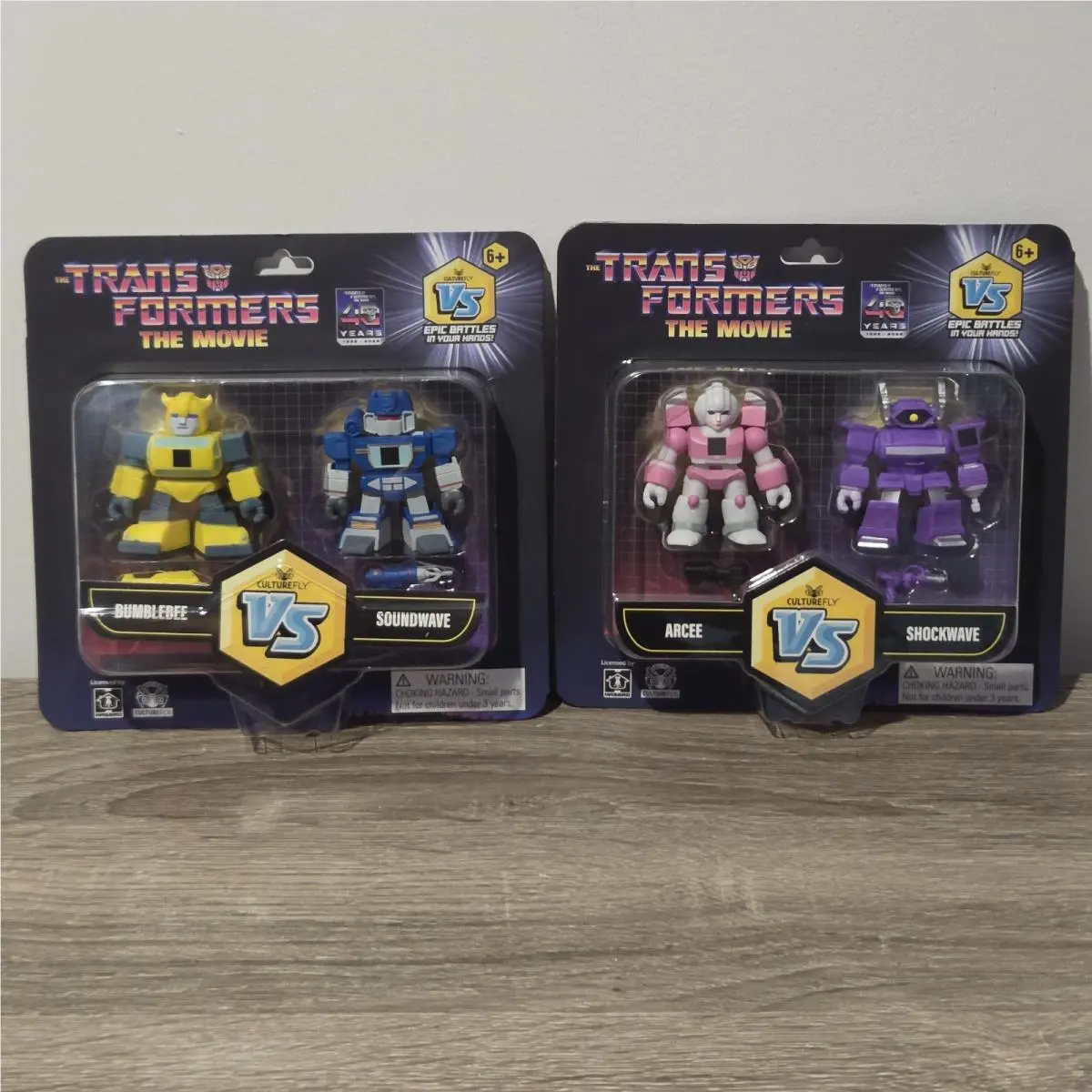 Transformers The Movie 40 Bumblebee VS Soundwave Arcee VS Shockwave Epic Battles
