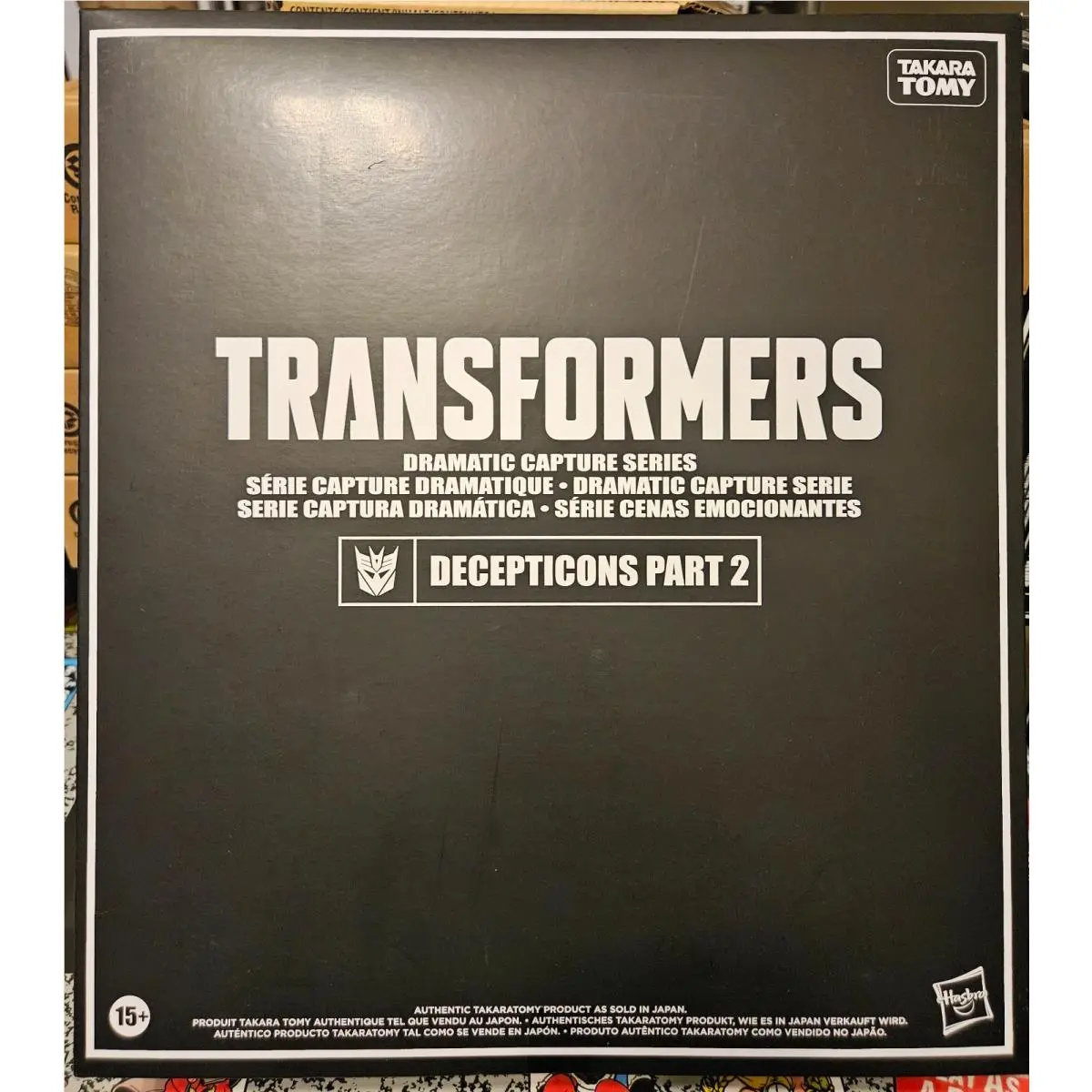 Hasbro Takara Transformers Dramatic Capture Series Decepticons DCS-6 Part 2 Set
