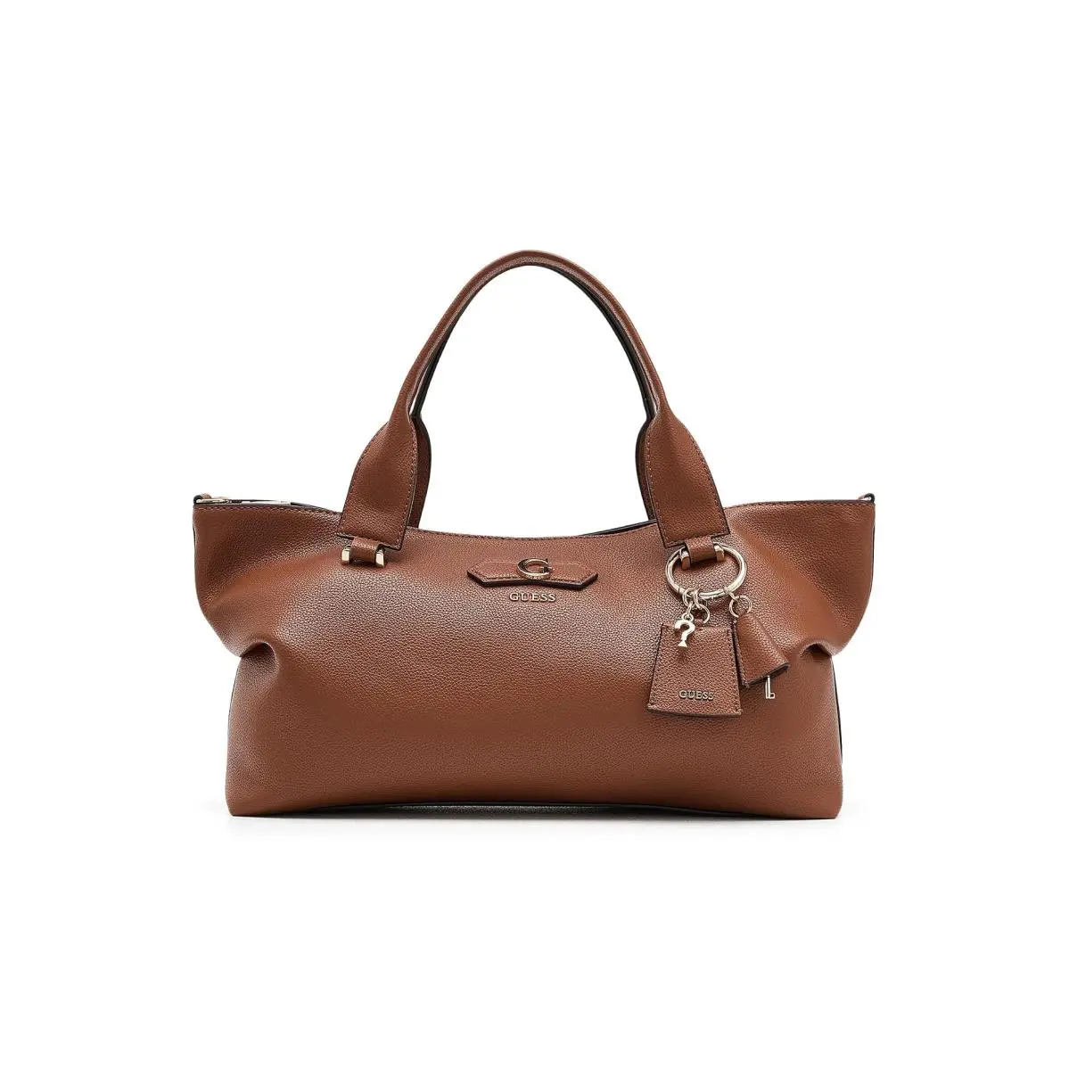 Women`s Handbags  Suzy Triple Compartment Satchel Cognac by Guess