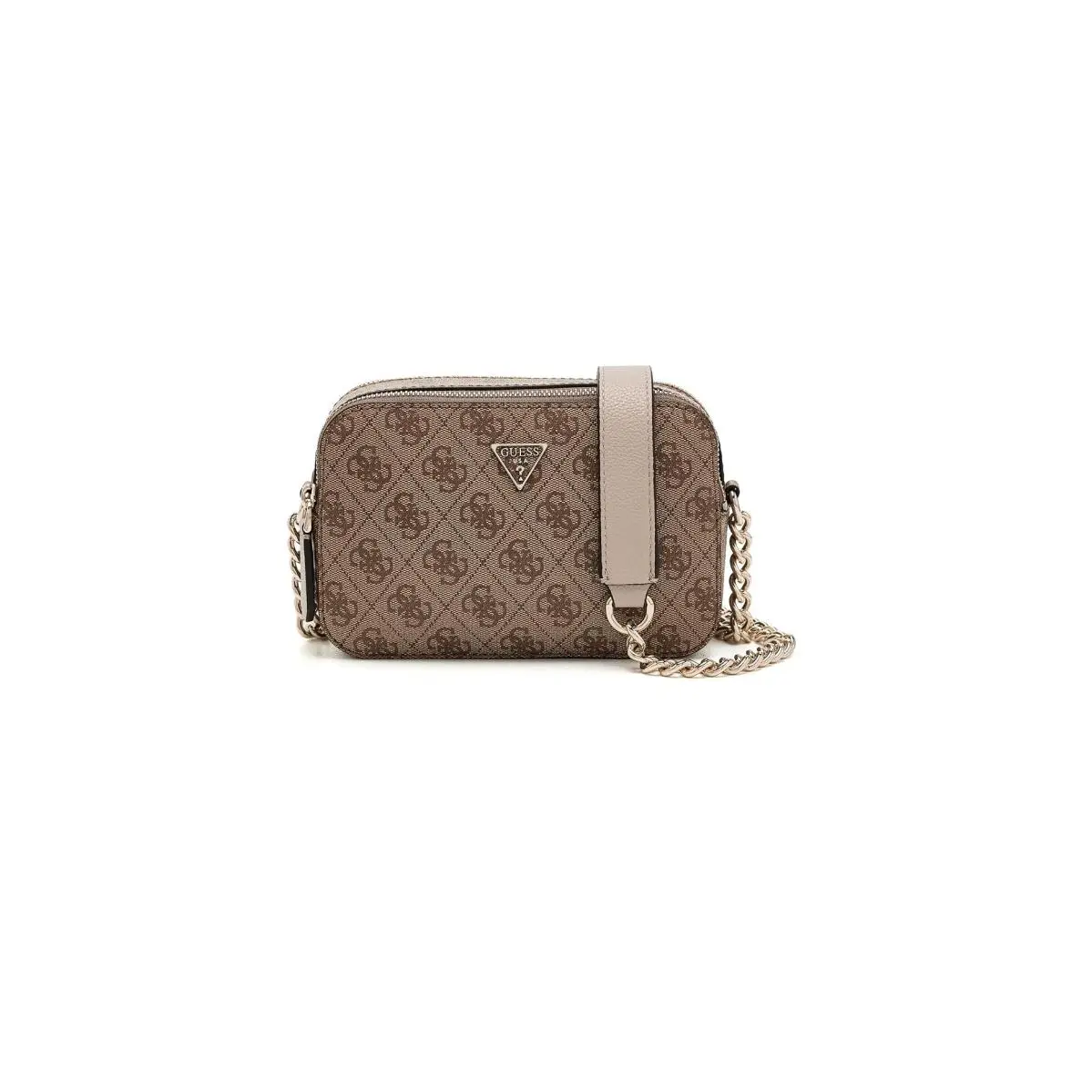 Woman`s Handbags  Noelle II Crossbody Camera Latte Logo by Guess