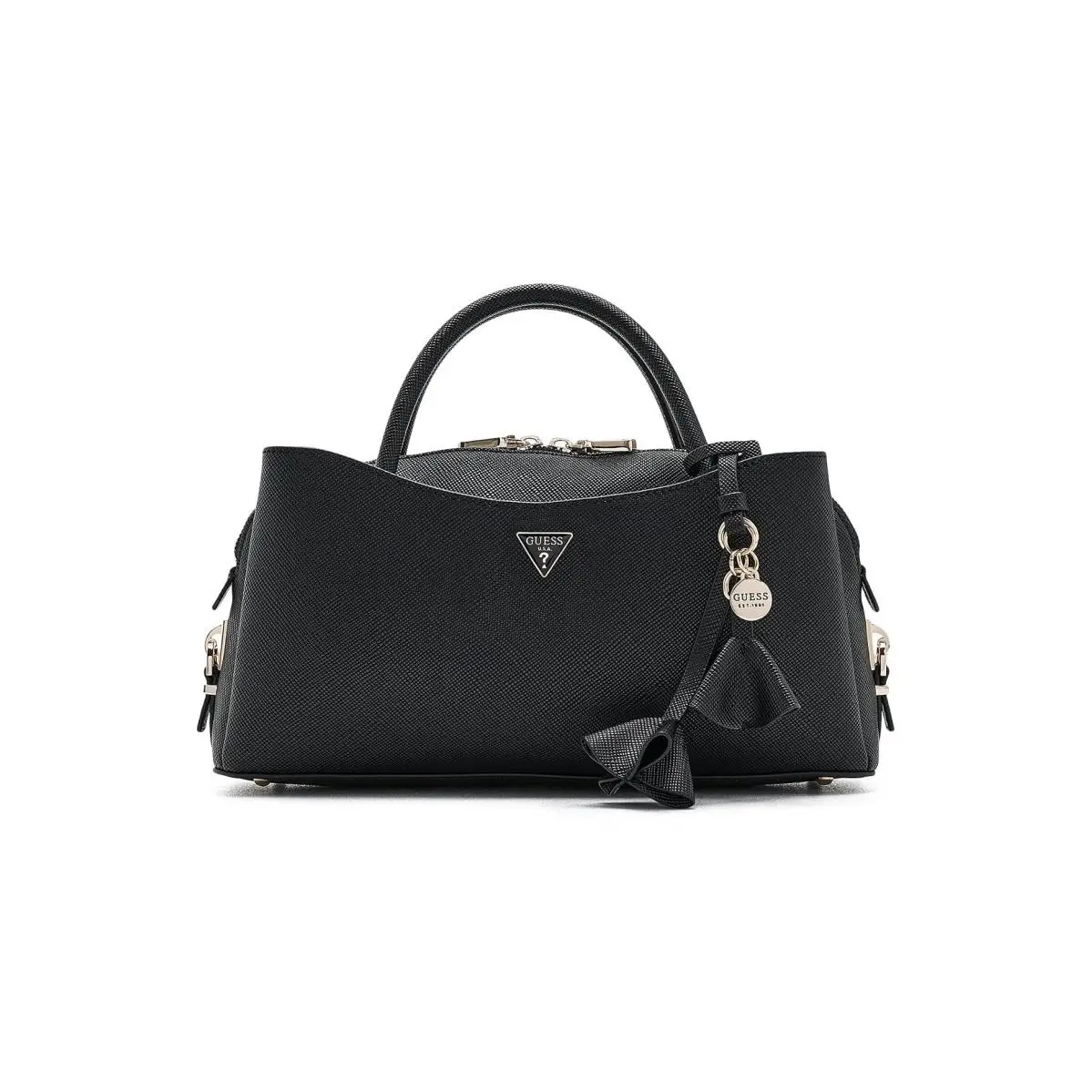 Woman`s Handbags  Danielle Small Girlfriend Satchel Black by Guess