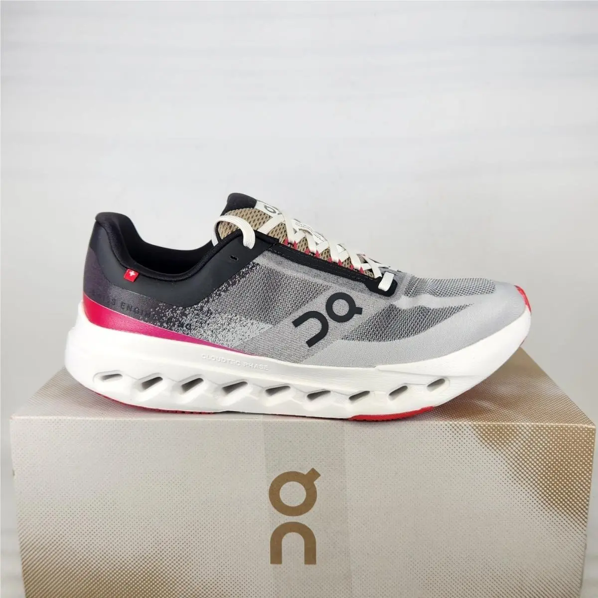On Running Cloudsurfer Next Shoes Women Size 11 Black White Athletic Sneakers