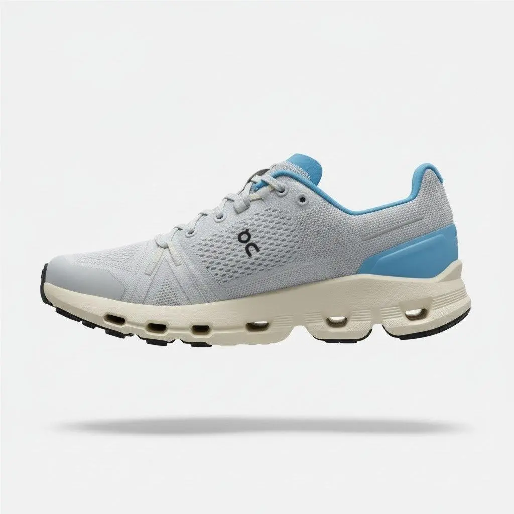 On Running Cloudsurfer Trail Arctic Ivory Blue Womens 8 Sneakers 3WE10103042