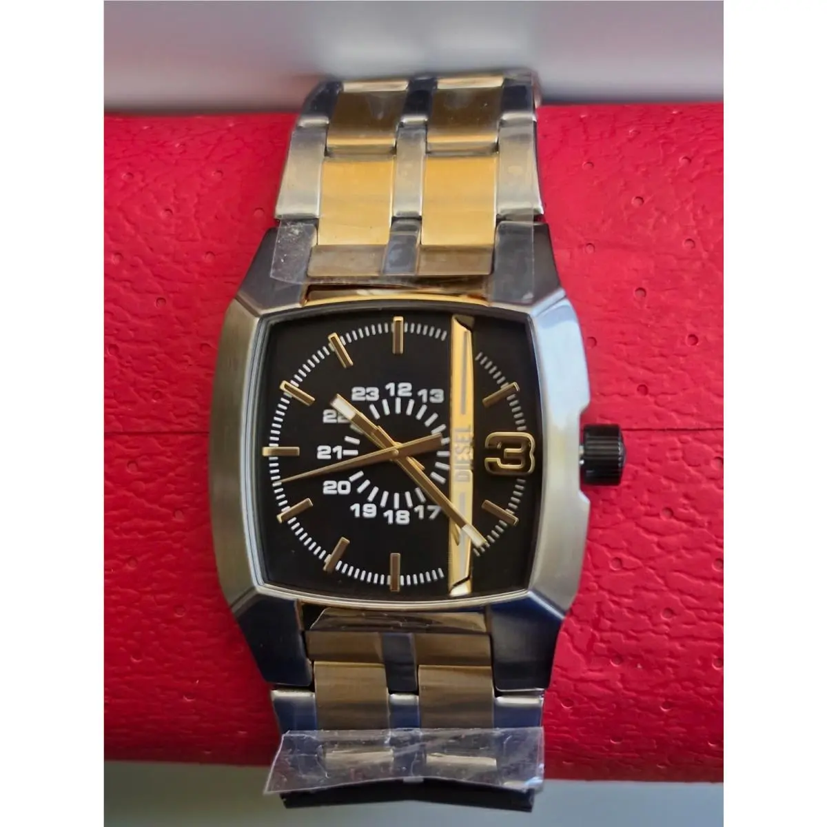 Diesel Dual Tone Black Dial Men`s Watch DZ2169