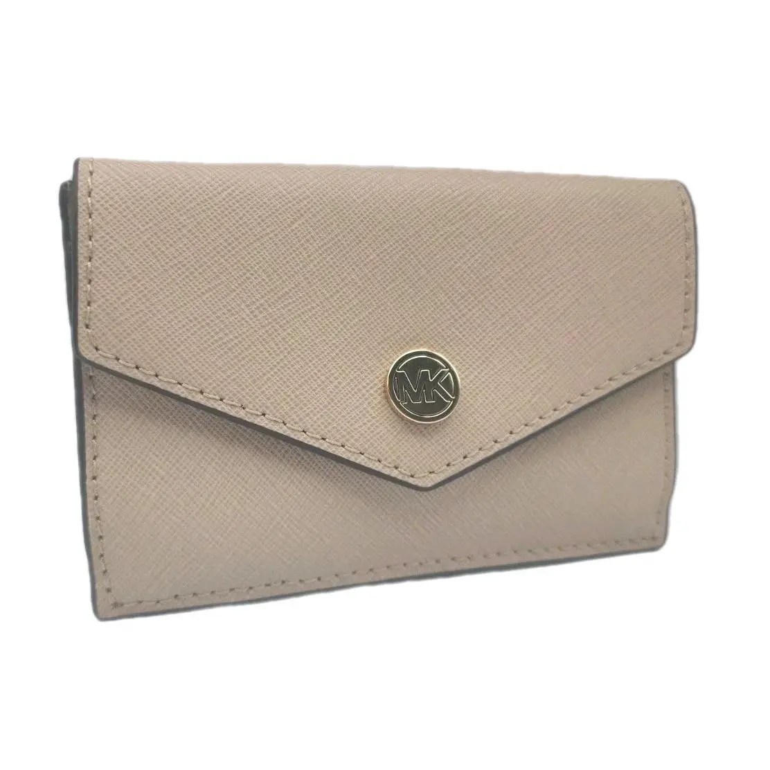 Michael Kors Giftables Bisque Leather 5 x 4 Wallet