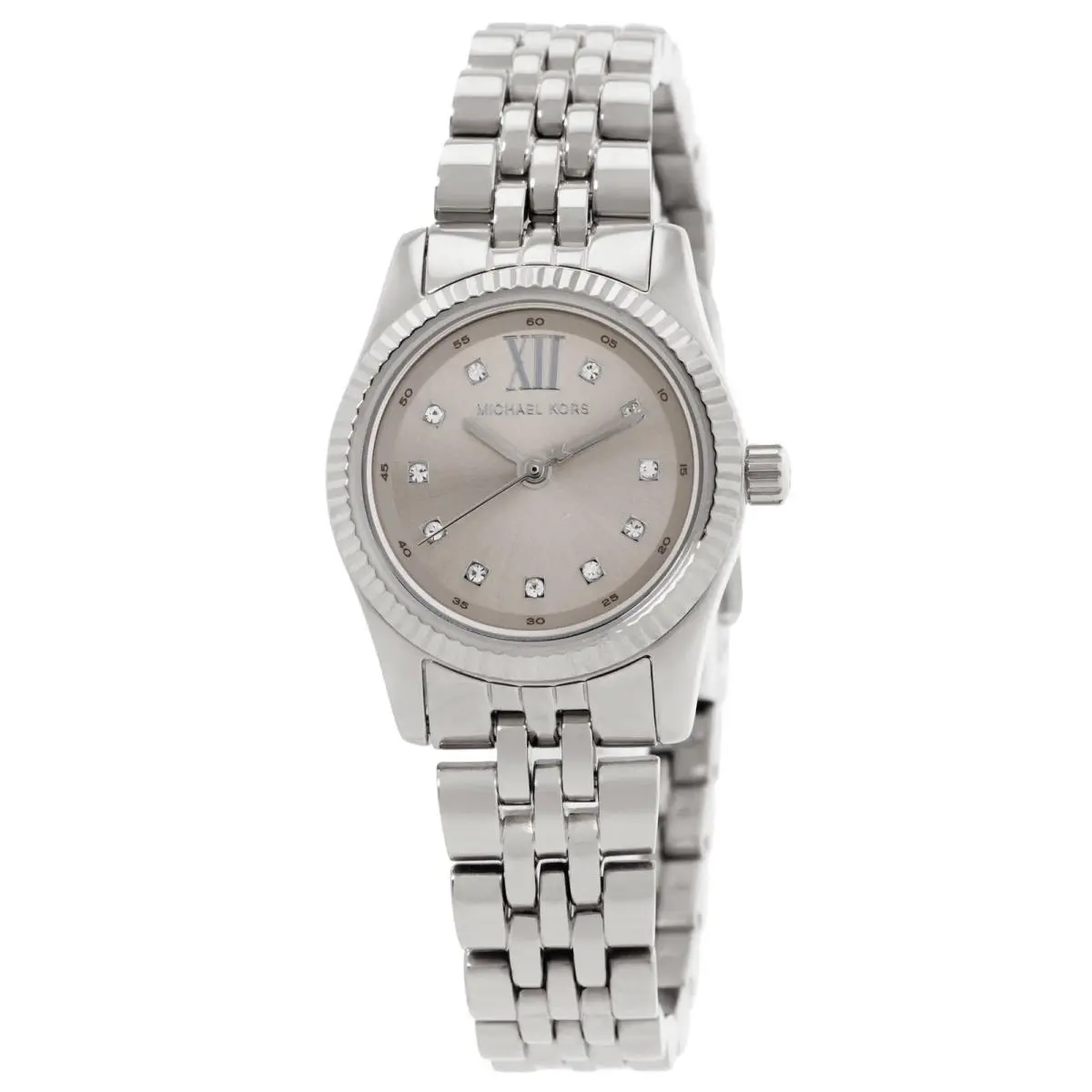 Petite Lexington Quartz Silver Dial Ladies Watch MK4843 by Michael Kors