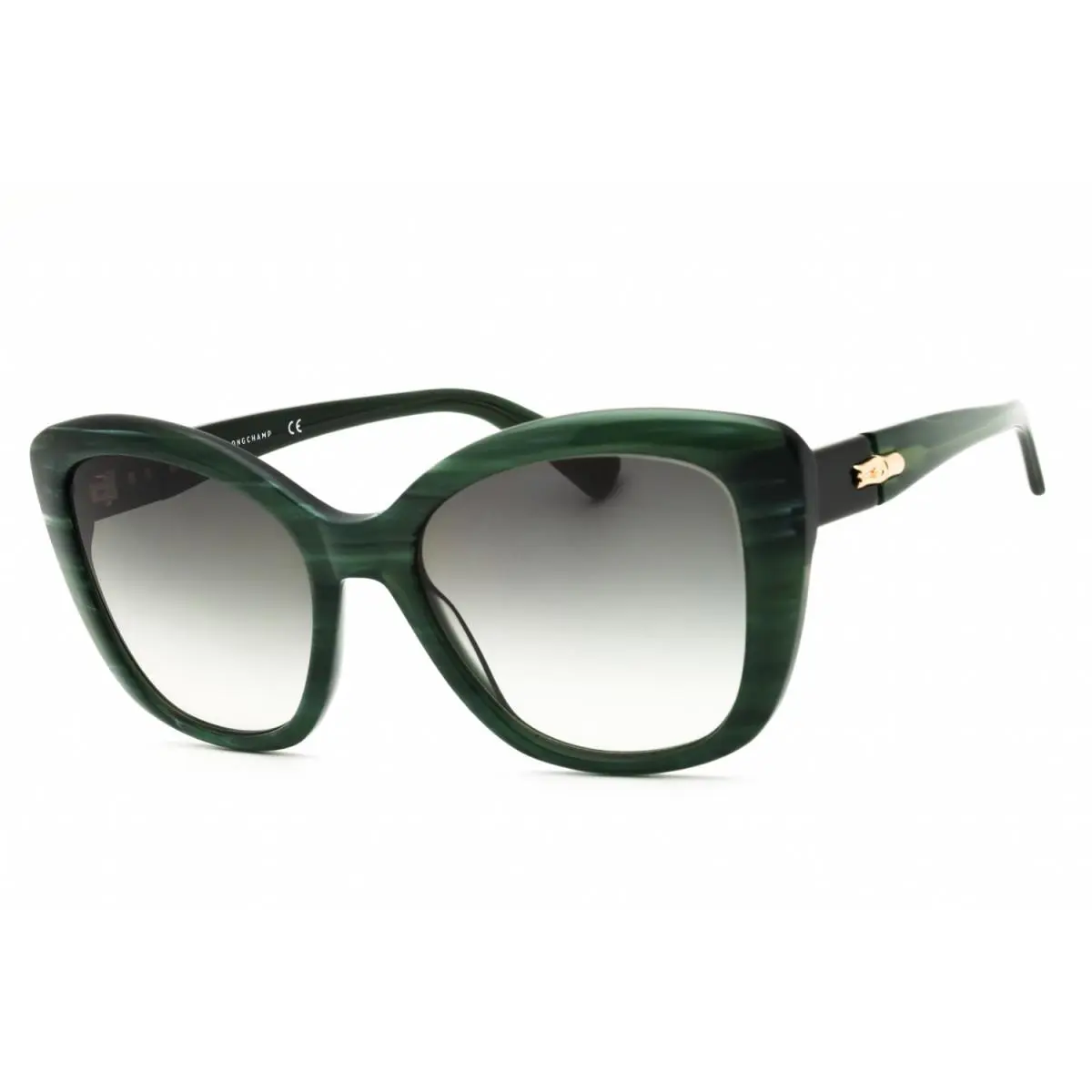 Longchamp LO714S 307 Green Malachite/smoke Gradient 54-19-140 Sunglasses