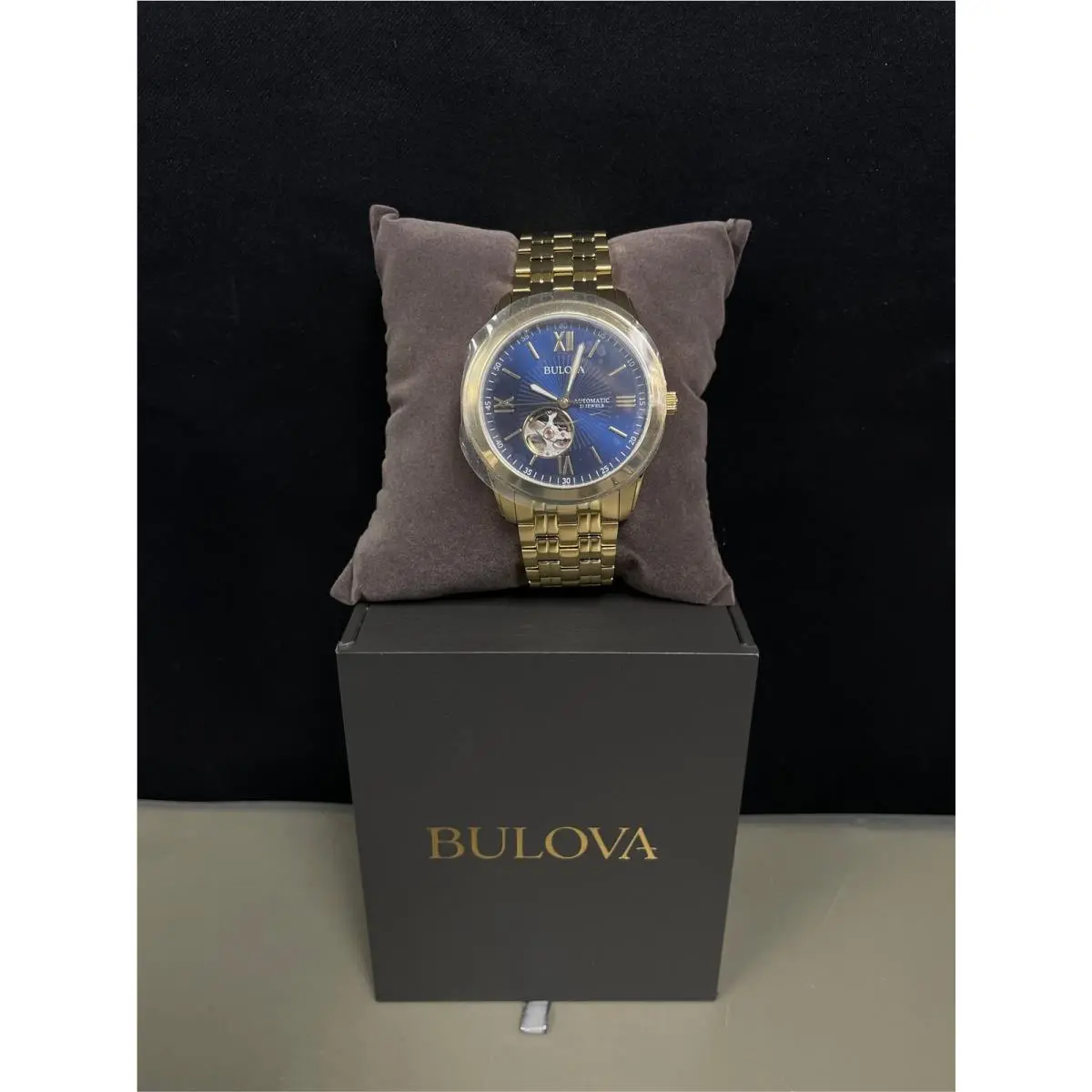 Michael Kors Bulova Men`s Gold-tone Stainless Steel Automatic Watch