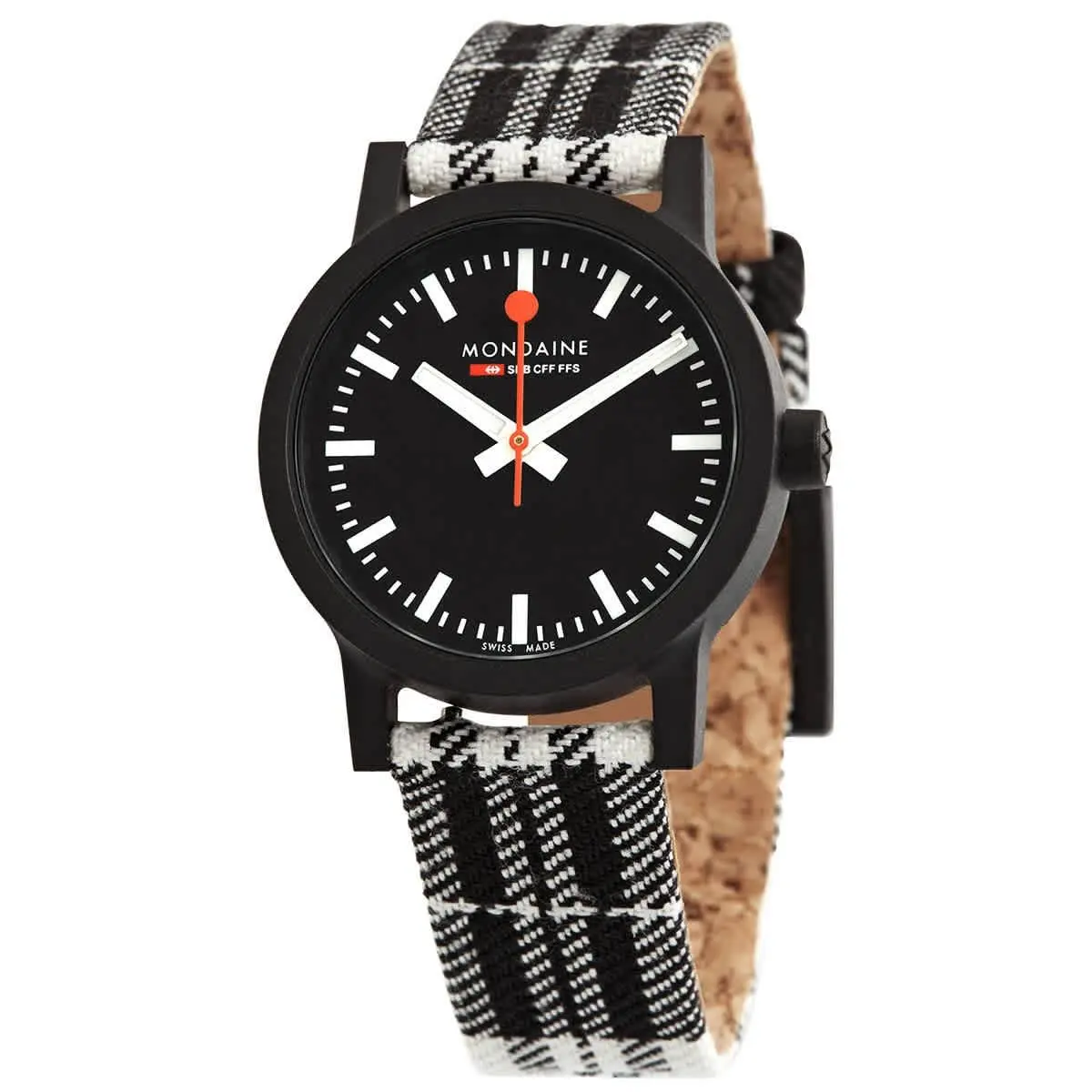 MS1.32120.LB Essence Black Dial 32 mm Women`s Watch by Mondaine