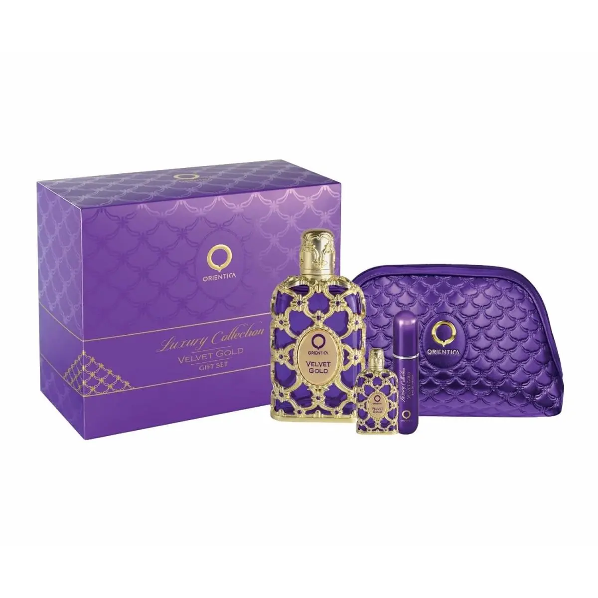 Orientica Velvet Gold 4-Piece Gift Set Eau De Parfum - Vanilla Bergamot