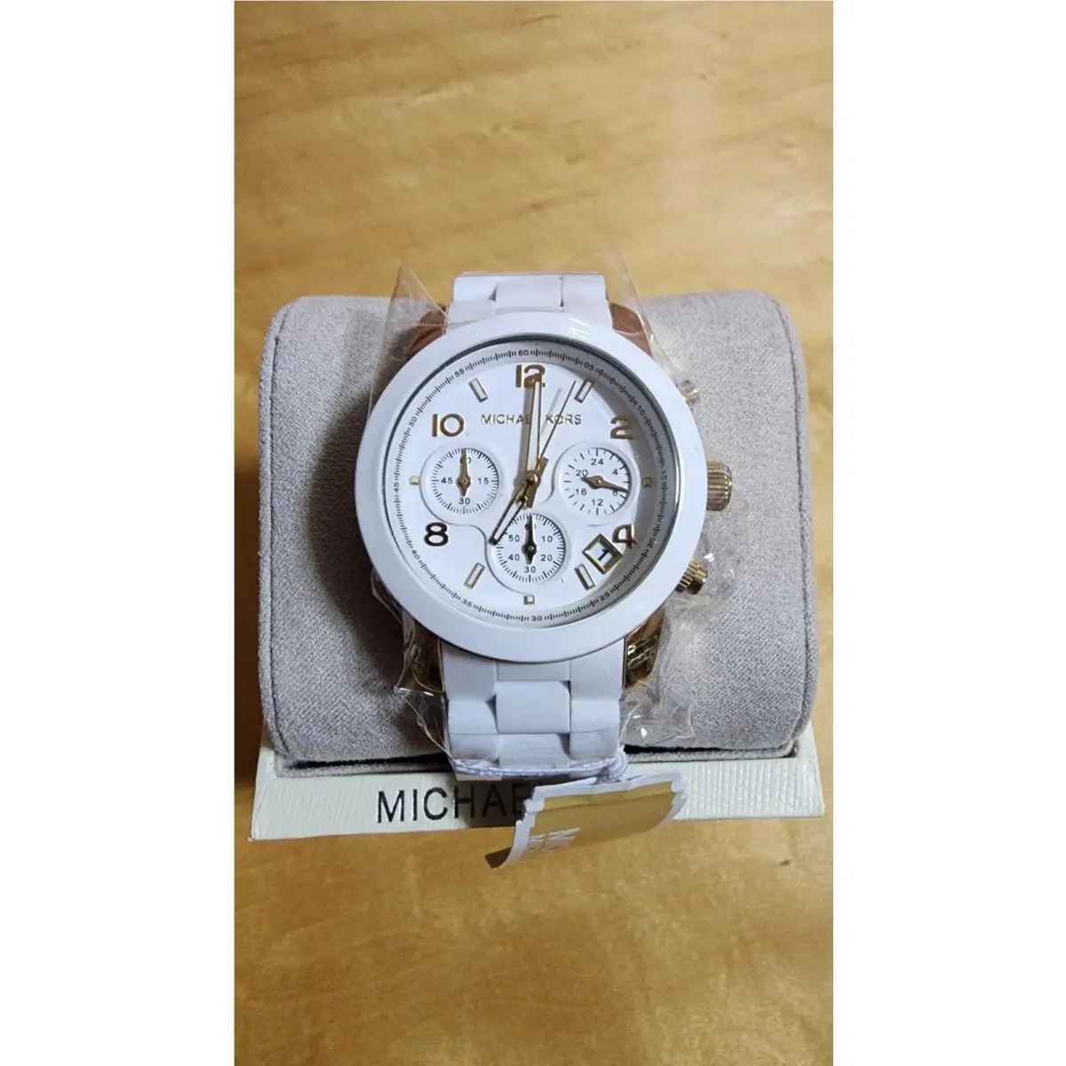 Runway Quartz Mineral Crystal Unisex Wristwatch by Michael Kors