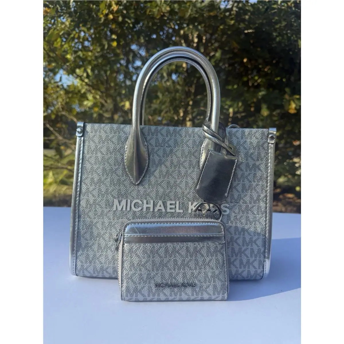 Michael Kors Small Mirella Satchel Crossbody with Matching Wallet
