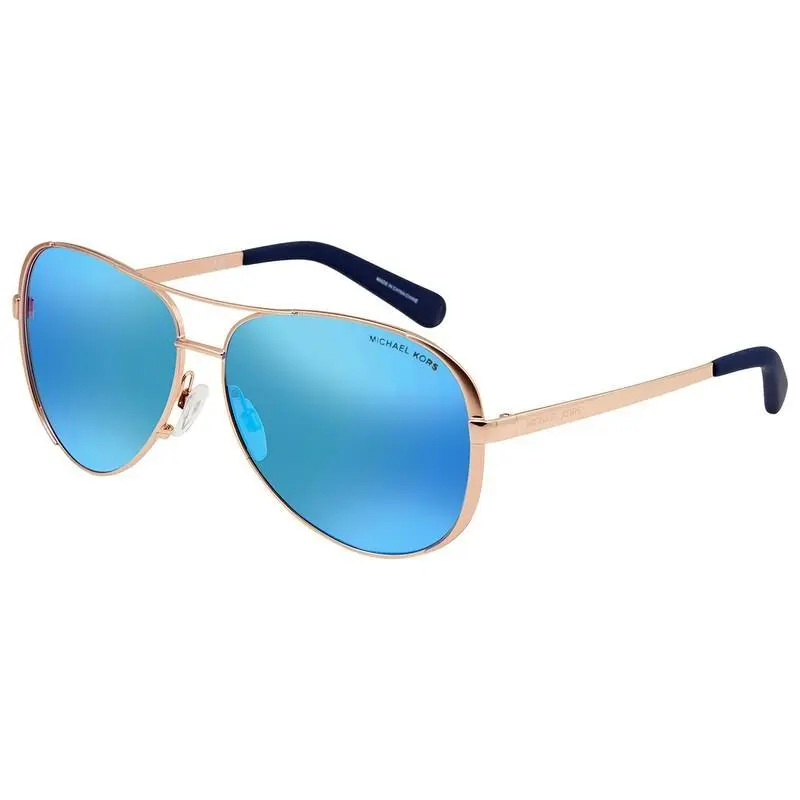 Michael Kors Sunglasses Frames MK5004 Chelsea 100325 Rose Gold Aviator 59-13-135
