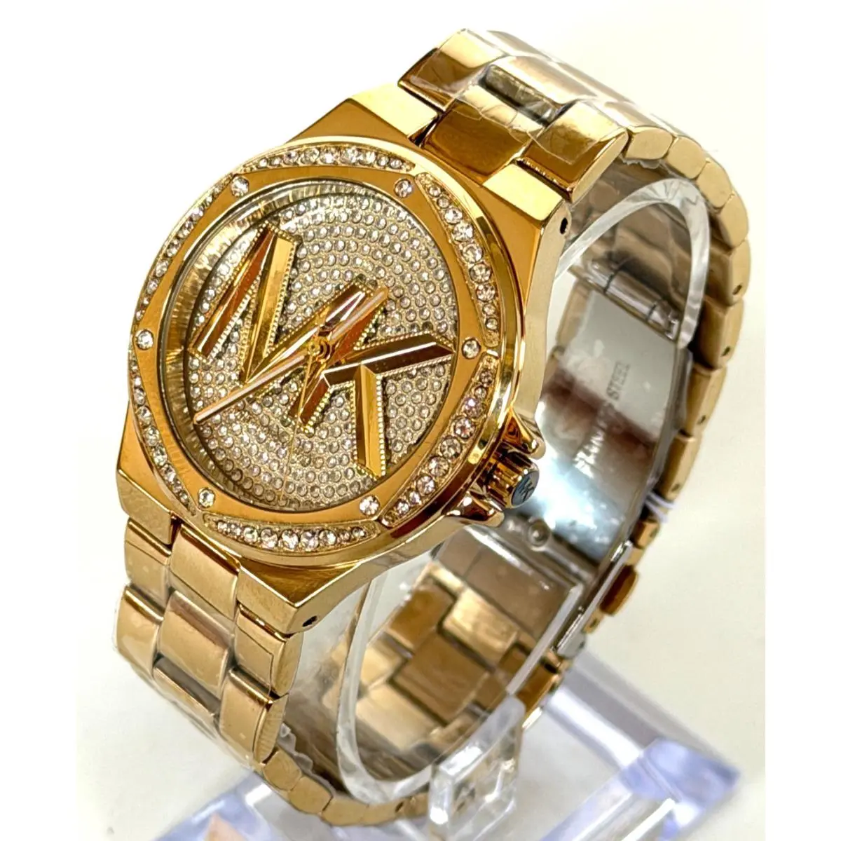 Michael Kors MK7229 Lennox Pave Glitz Crystal Gold-tone Ladies Watch