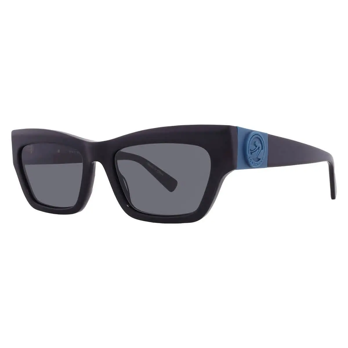 Longchamp Grey Cat Eye Ladies Sunglasses LO763S 001 53 LO763S 001 53