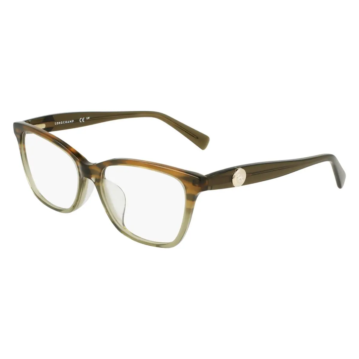 Longchamp LO 2744 LB N Textured Green 306 Size 55 Eyeglasses