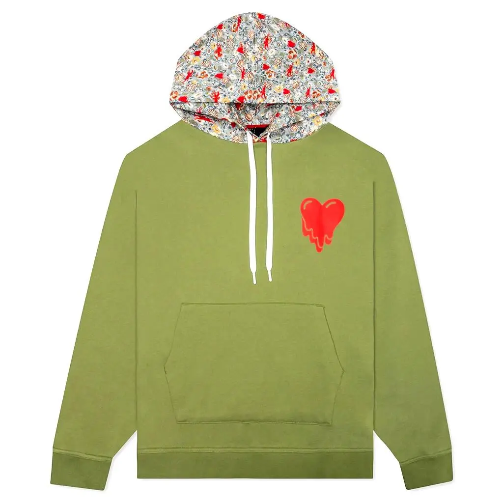 Emotionally Unavailable Hoodie Khaki Large Long Sleeve Sweatshirt by Longchamp