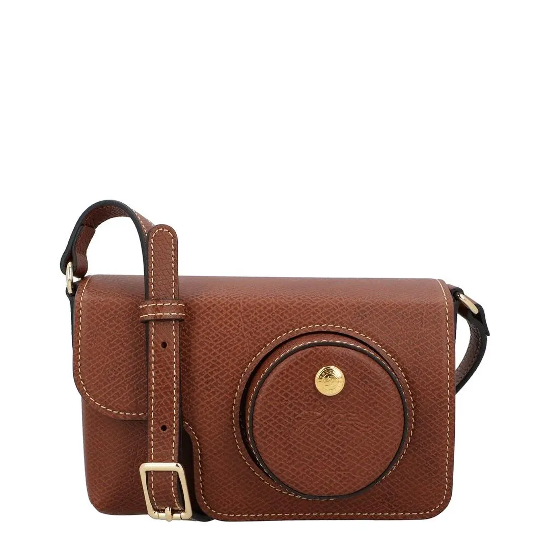 Longchamp Epure Xs Nylon Leather C Camera Bag Women`s Brown