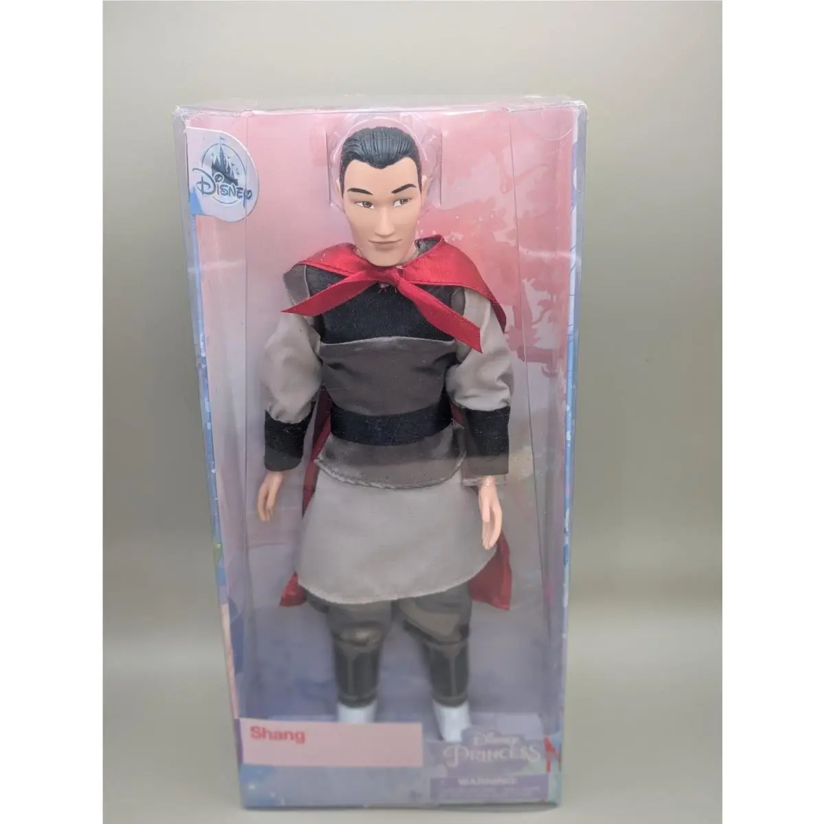 Disney Store Princess Classic Li Shang Doll 12 Mulan Prince Warrior