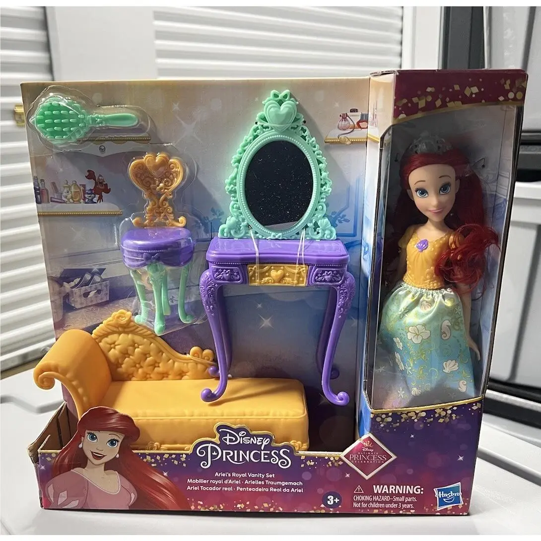 Ariel’s Royalty Vanity Set Little Mermaid Disney Princess Doll Furniture