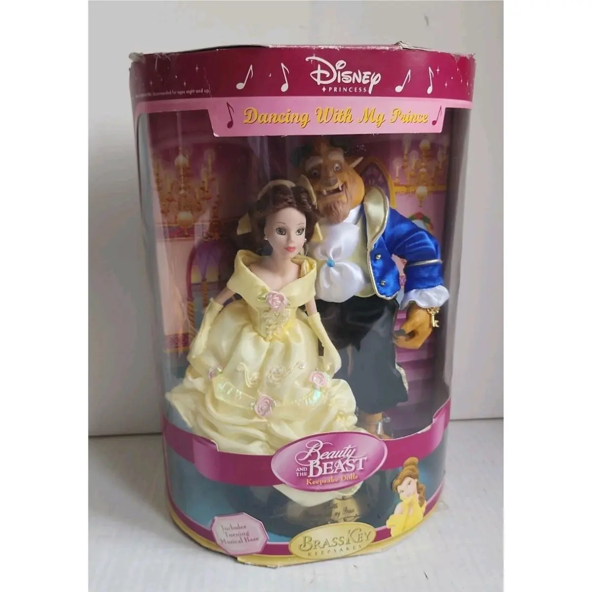 2004 Disney Princess Beauty The Beast Dancing with My Prince Porcelain Dolls