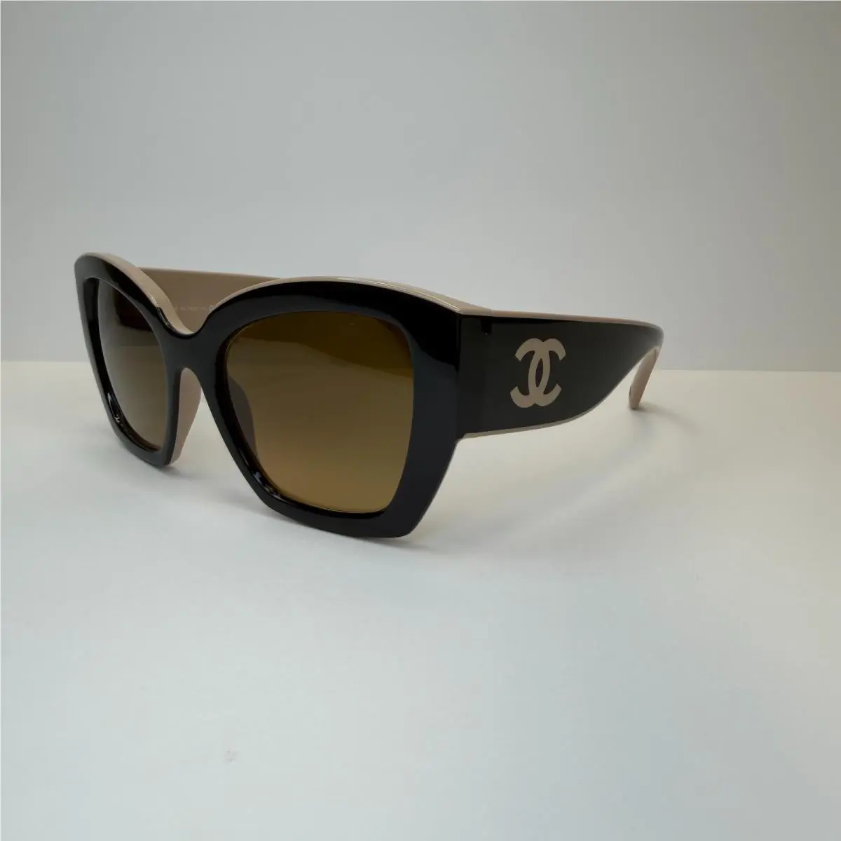 CH 6058 534/M2 Beige 53 Frame W/polarize Brown Lenses by Chanel