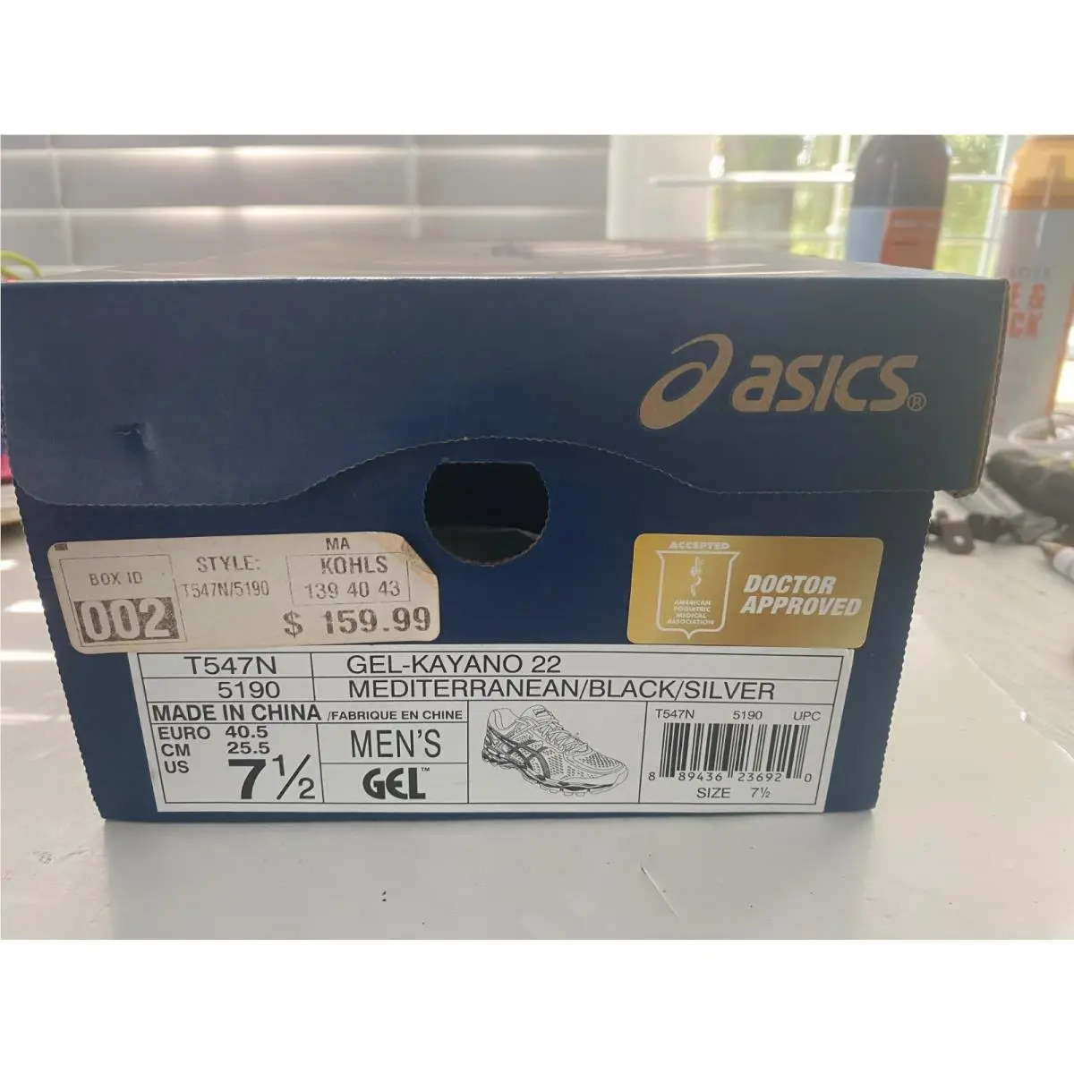 Asics shoes - Blue 3