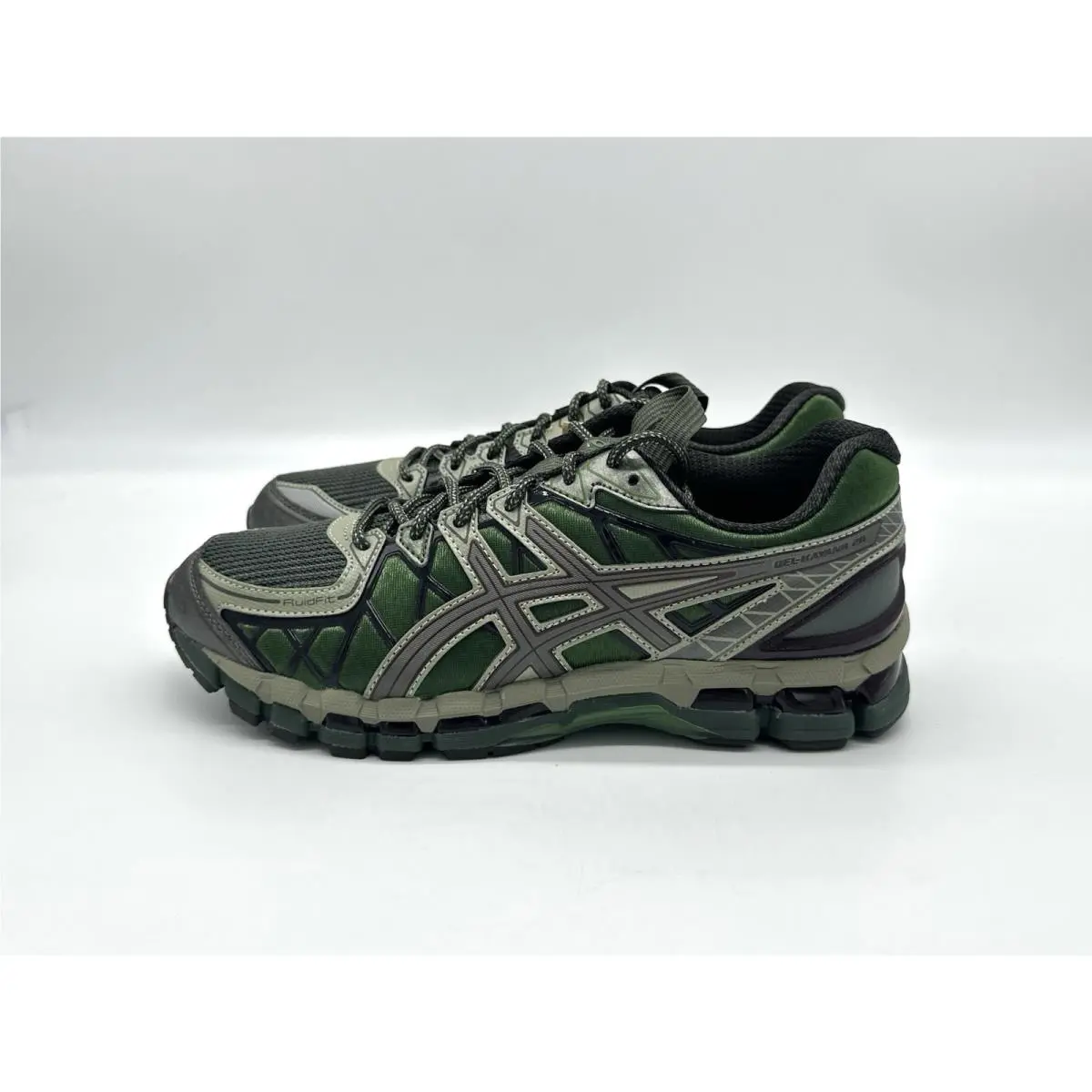 Asics UB10-S Gel-kayano 20 Men`s Size 10 Moss Gunmetal Running Shoe 1203A664-300