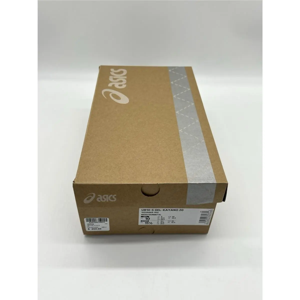 Asics shoes - ASICS UB10-S GEL-Kayano 20 (Kiko Kostadinov Curated) - 1203A664-300 - Moss Green / Gunmetal Grey (UPC: 197298739672) 8