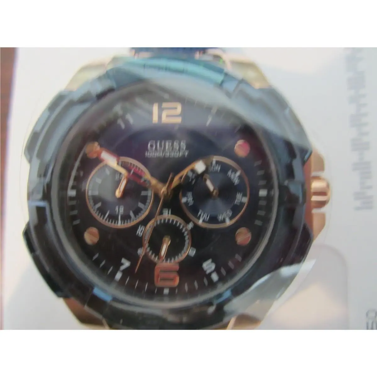 Guess Men`s Watch Quartz Date Date S/s Rubber W1254G3