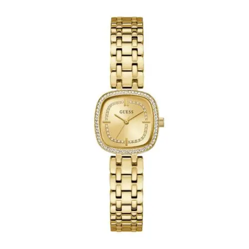 Guess Stainless Steel Gold Tone Analog Woman’s Watch GW1018L2