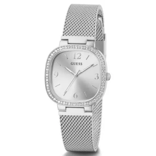 Guess Stainless Steel Mesh Band Analog Woman’s Watch GW0354L1