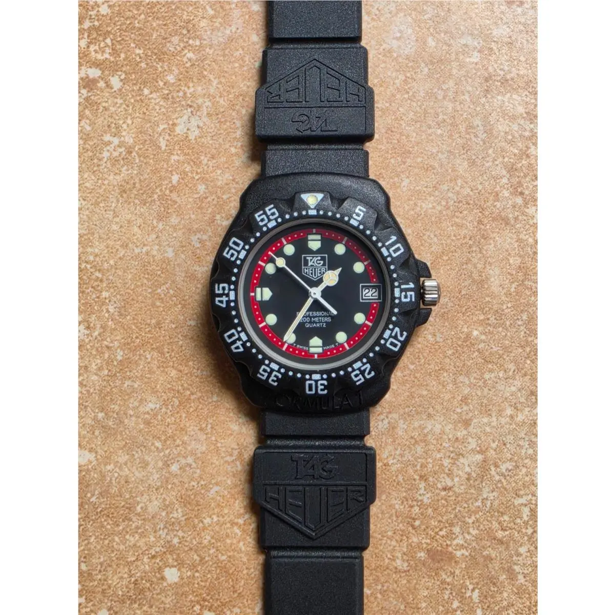 Tag Heuer 383.513 Midsize Formula 1 Series Quartz Watch Black BS0081