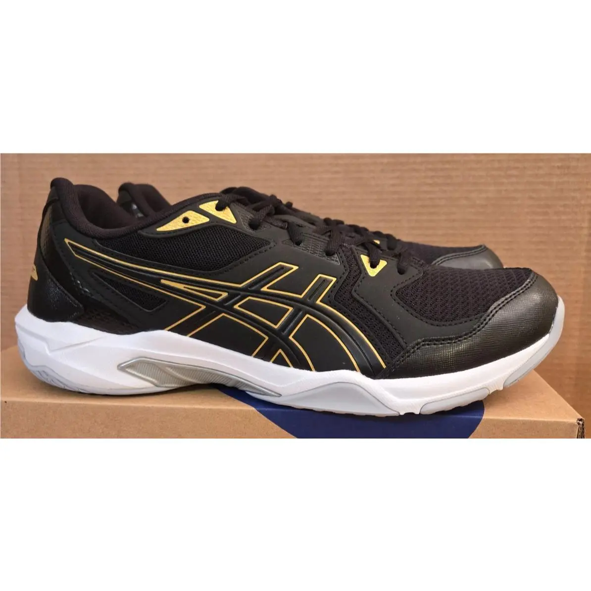 Asics shoes - GEL-Rocket 10 - 1071A054002 - Black/Pure Gold (UPC: 194851355362) 1