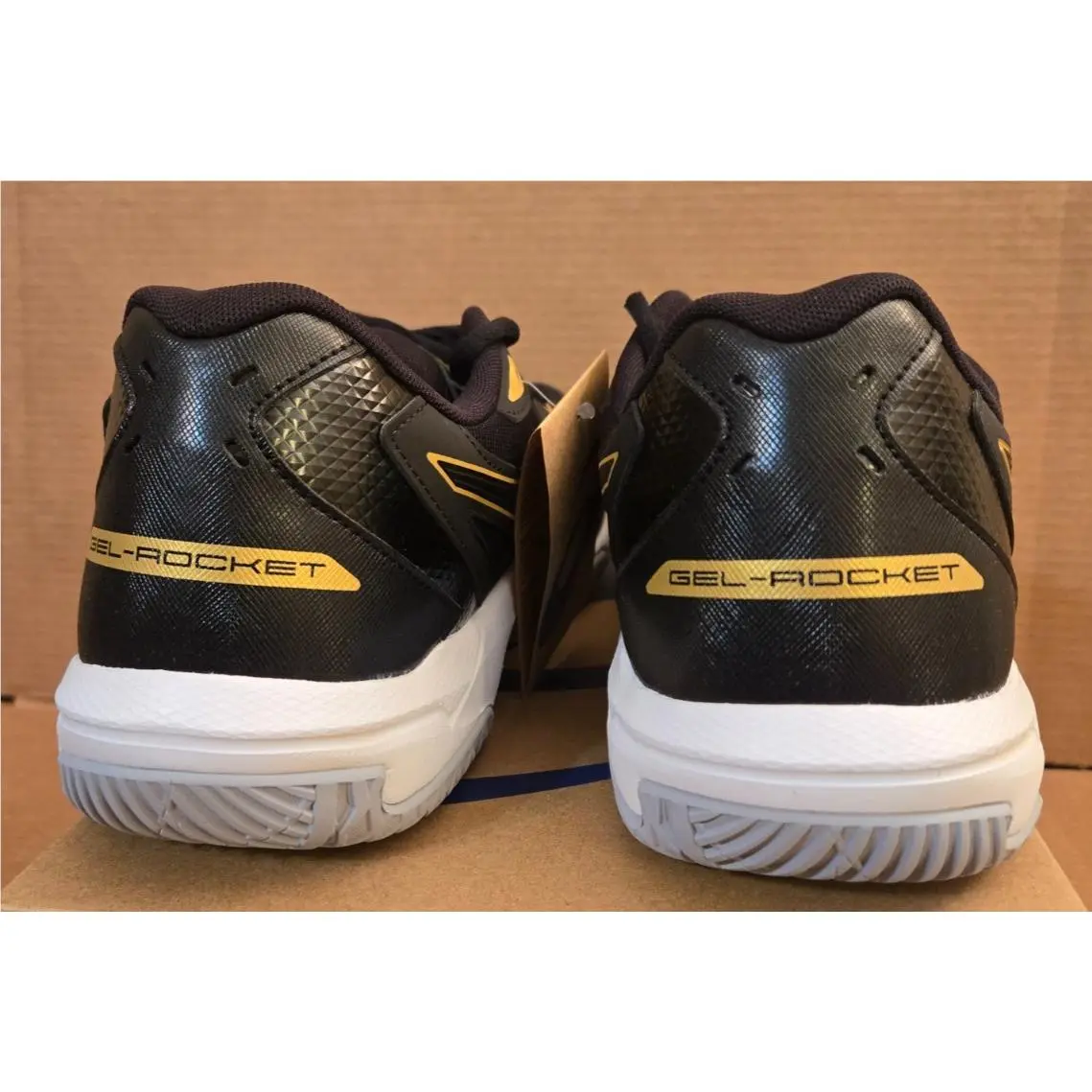 Asics shoes - GEL-Rocket 10 - 1071A054002 - Black/Pure Gold (UPC: 194851355362) 2